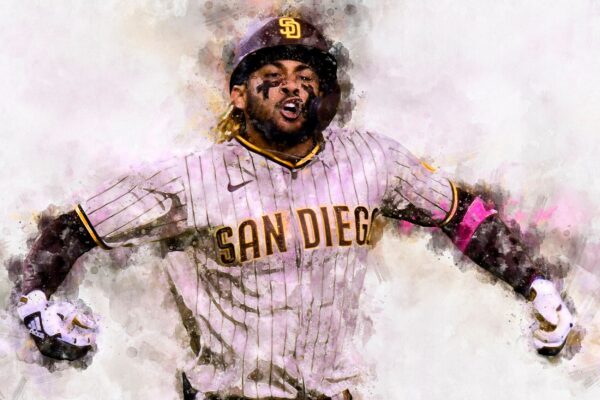 Fernando Tatis Jr. San Diego Padres canvas, Fernando Tatis Jr. wall art, San Diego Padres Canvas, Fernando Tatis Jr. Poster wall art - Image 2