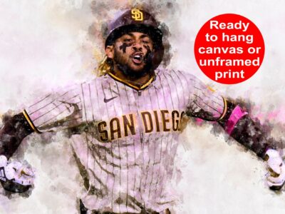 Fernando Tatis Jr. San Diego Padres canvas, Fernando Tatis Jr. wall art, San Diego Padres Canvas, Fernando Tatis Jr. Poster wall art
