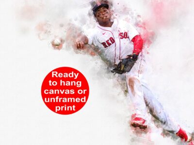 Rafael Devers Boston Red Sox canvas, Rafael Devers wall art, Boston Red Sox Canvas, Rafael Devers Poster wall art
