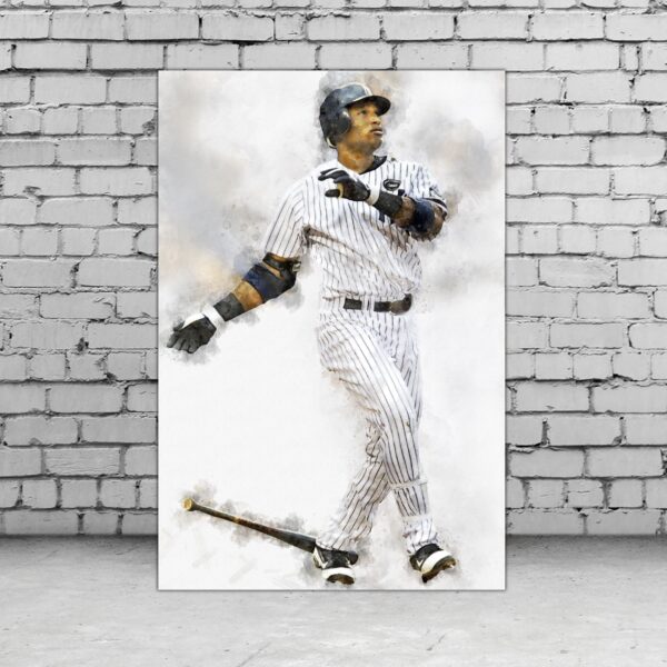 Robinson Cano New York Yankees canvas, Robinson Cano  wall art, New York Yankees Canvas, Robinson Cano  Poster wall art - Image 2