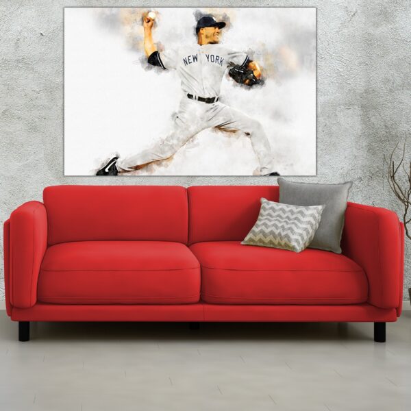 Mariano Rivera New York Yankees canvas, Mariano Rivero wall art, New York Yankees Canvas, Mariano Rivera Poster wall art - Image 3