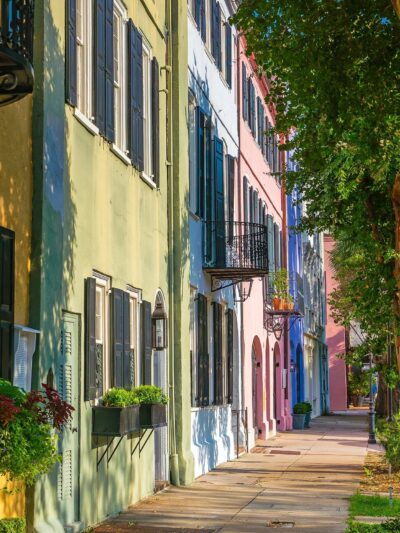 Charleston SC Rainbow Row canvas, Charleston Canvas,  Charleston wall canvas, Charleston art, Rainbow Row