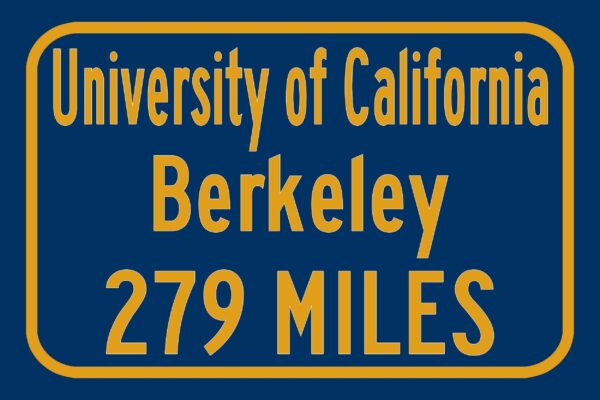 University of California / Custom College Highway Distance Sign / Berkley California / California Golden Bears - Image 3