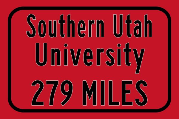 Southern Utah University / Custom College Highway Distance Sign /Southern Utah University  / Southern Utah University Cedar City Utah / - Image 3