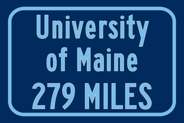 The University of Maine  / Custom College Highway Distance Sign /The University of Maine  / Maine Black Bears / Orono Maine - Image 3
