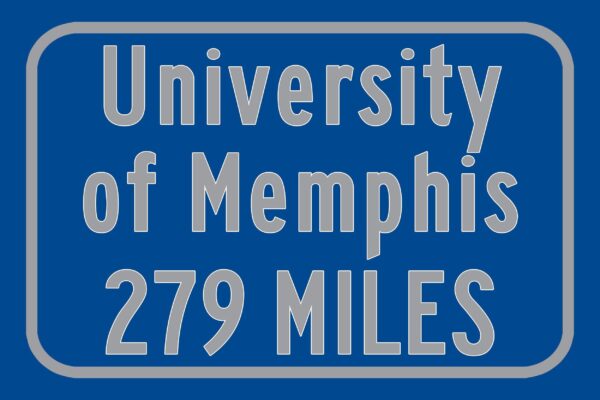 University of Memphis / Custom College Highway Distance Sign /University of Memphis/ Memphis Tigers/ Memphis Tennessee - Image 3