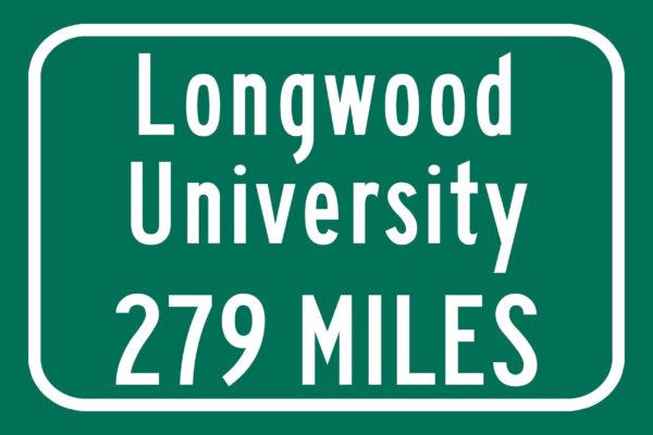 Longwood University / Custom College Highway Distance Sign / Longwood University / Longwood University Lancers / Farmville Virginia - Image 2