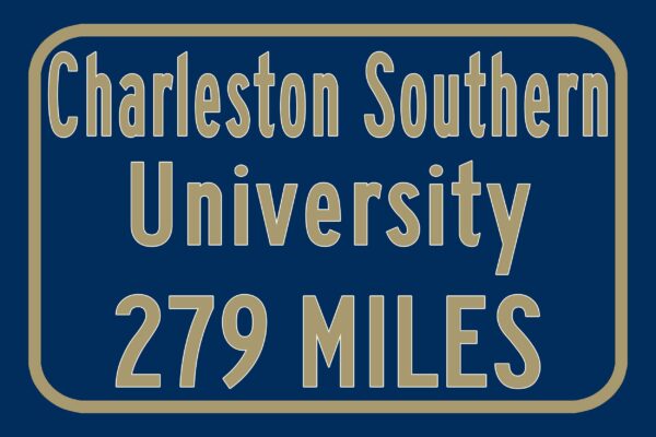 Charleston Southern University / Custom College Highway Distance Sign / Charleston Southern University / Charleston Southern University Bucs - Image 3
