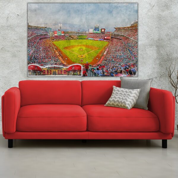 Canvas-Print of Angel Stadium in Los Angeles California / Los Angeles Angels / Los Angeles California, Pro - Image 2