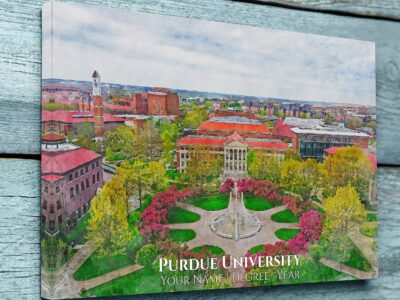 Purdue University Watercolor Canvas Graduation gift