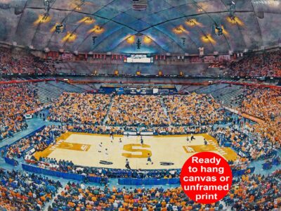 Canvas-Print of Syracuse University Orange, JMA Wireless Dome , Syracuse University Men's Basketball