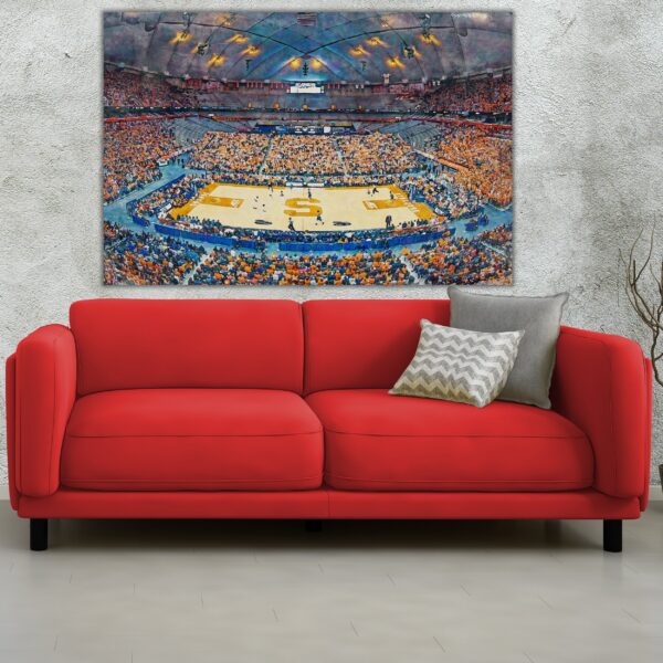 Canvas-Print of Syracuse University Orange, JMA Wireless Dome , Syracuse University Men's Basketball - Image 2