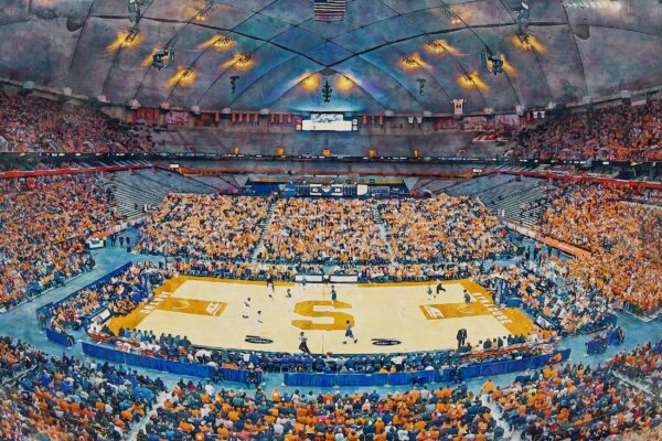 Canvas-Print of Syracuse University Orange, JMA Wireless Dome , Syracuse University Men's Basketball - Image 3