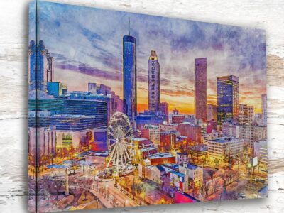Atlanta Skyline Canvas Print