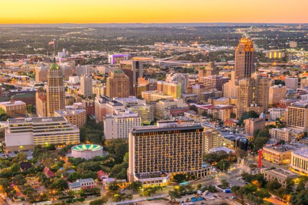Custom Printed San Antonio Skyline Fine Art Canvas - Cityscape Wall Decor, San Antonio Texas  canvas wall art, San Antonio Texas - Image 2