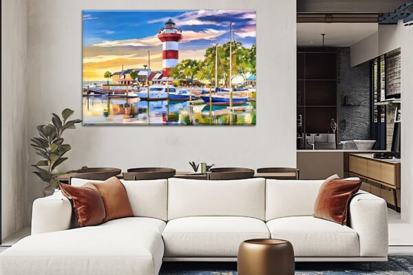 Gorgeous Hilton Head Watercolor Print on Canvas - Bring the Beauty of the Beach into Your Home, Hilton Head South Carolina Canvas Print - Image 2