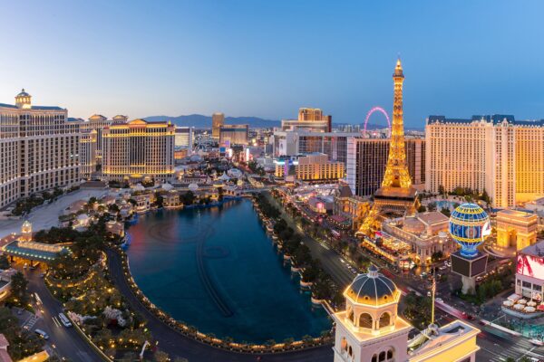 Las Vegas - Brighten up Your Space with a Stunning Las Vegas Skyline Wall Art Canvas, Las Vegas canvas wall art - Image 3