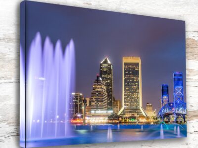 Jacksonville Canvas, Jacksonville Print, Jacksonville wall art, Jacksonville travel art print, Jacksonville Florida, Jacksonville poster