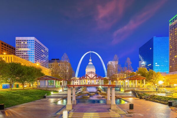 St Louis Canvas, St Louis Print, St Louis wall art, St Louis travel art print, St Louis Missouri, St Louis poster - Image 4