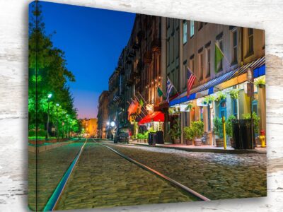 Savannah Canvas, Savannah Print, Savannah wall art, Savannah  travel art print, Savannah Georgia , Savannah  poster