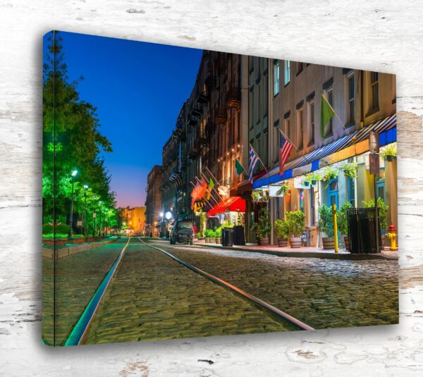 Savannah Canvas, Savannah Print, Savannah wall art, Savannah  travel art print, Savannah Georgia , Savannah  poster