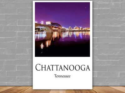 Chattanooga Canvas, Chattanooga Print, Chattanooga wall art, Chattanooga  travel art print ,Chattanooga art print Chattanooga poster