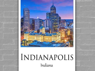 Indianapolis Canvas,  Indianapolis Print, Indianapolis  wall art, Indianapolis  travel art print,  Indianapolis Indiana, Indianapolis poster