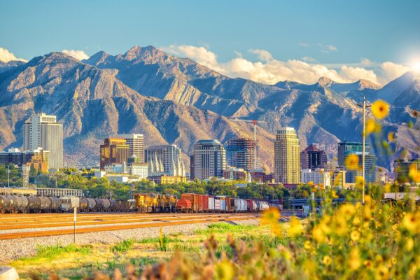 Beautiful Salt Lake City Skyline Print on Canvas - Perfect Addition to Your Wall Decor, Salt Lake City wall art on canvas - Image 2