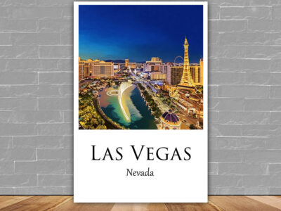 Las Vegas Canvas, Las Vegas Print, Las Vegas wall art, Las Vegas travel art print, Las Vegas Nevada, Las Vegas poster