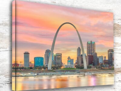 St Louis Canvas, St Louis Print, St Louis wall art, St Louis travel art print, St Louis Missouri, St Louis poster