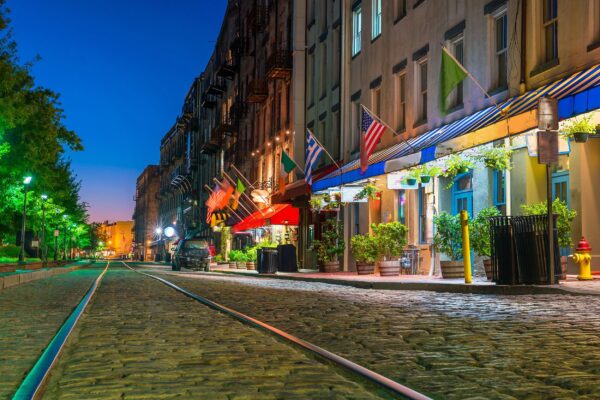 Savannah Canvas, Savannah Print, Savannah wall art, Savannah  travel art print, Savannah Georgia , Savannah  poster - Image 4