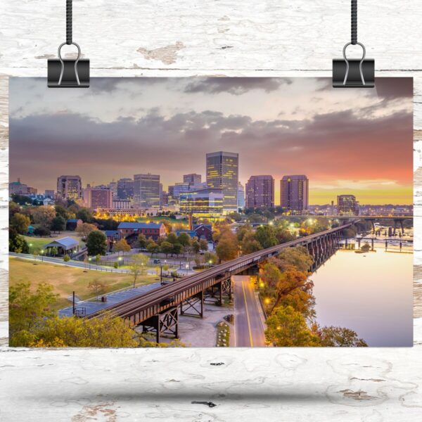 Richmond Art print, Richmond Canvas Print,  Richmond wall art, Richmond wall art, Richmond Virginia, Richmond  poster - Image 3