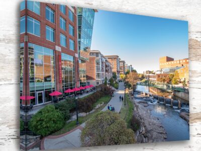 Greenville travel art canvas print, Greenville  wall art, Greenville  canvas art,  Greenville  watercolor canvas wall art, Greenville  print