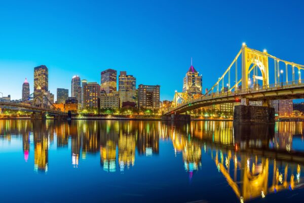 Pittsburgh travel art canvas print, Pittsburgh  wall art, Pittsburgh  canvas art,   Pittsburgh  watercolor canvas wall art, Pittsburgh print - Image 4