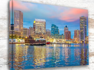 Baltimore travel art canvas print, Baltimore wall art, Baltimore canvas art,  Baltimore watercolor canvas wall art,  Baltimore print