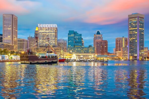 Baltimore travel art canvas print, Baltimore wall art, Baltimore canvas art,  Baltimore watercolor canvas wall art,  Baltimore print - Image 4