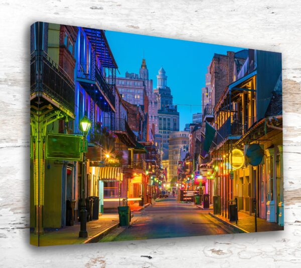New Orleans travel art canvas print,  New Orleans wall art,  New Orleans canvas art,  New Orleans watercolor, New Orleans canvas wall art,