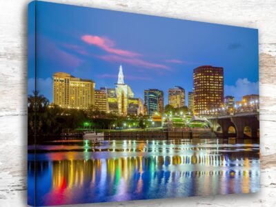 Hartford travel art canvas print, Hartford wall art, Hartford canvas art,   Hartford watercolor canvas wall art,  Hartford Connecticut print