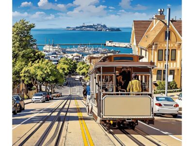 San Francisco Canvas, San Francisco Print, San Francisco  wall art,  San Francisco travel art print, San Francisco  poster