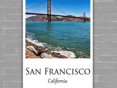 San Francisco Canvas, San Francisco Print, San Francisco  wall art,  San Francisco travel art print, San Francisco  poster