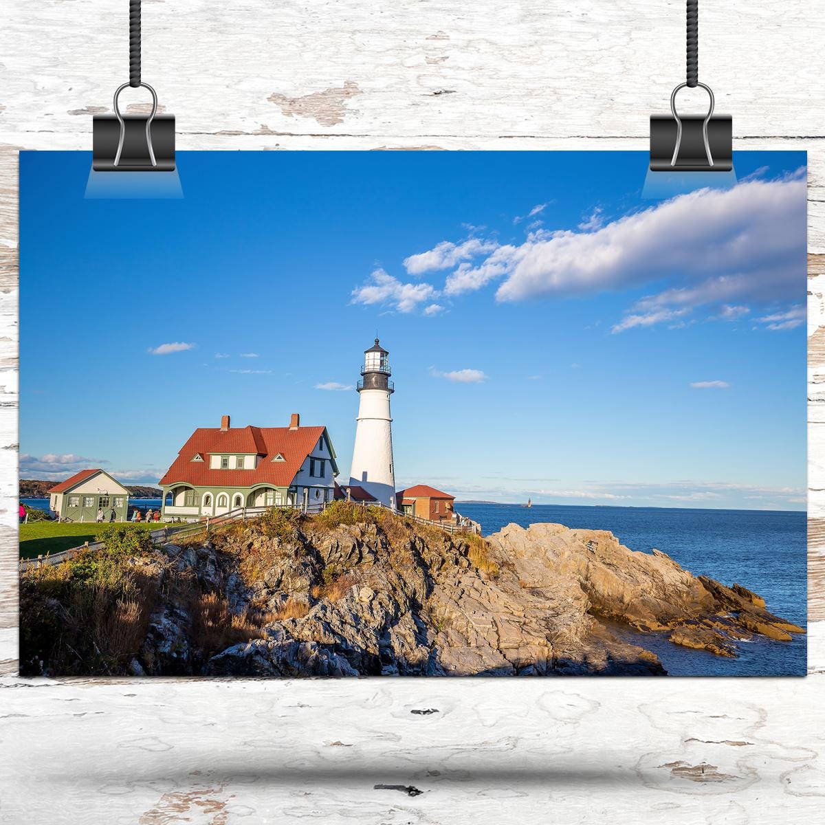 Portland Maine Portland watercolor, Portland wall art, Portland canvas wall art, Portland watercolor wall art, Portland travel art - Image 3