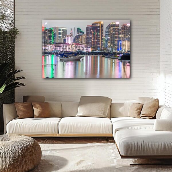 San Diego Canvas, San Diego Print,  San Diego wall art San Diego   travel art print, San Diego California  poster - Image 2