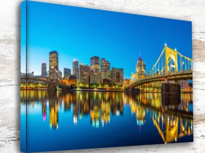 Pittsburgh travel art canvas print, Pittsburgh  wall art, Pittsburgh  canvas art,   Pittsburgh  watercolor canvas wall art, Pittsburgh print