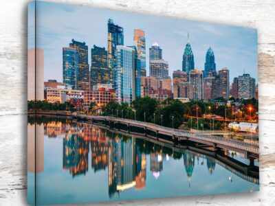 Philadelphia travel art canvas print, Philadelphia wall art Philadelphia canvas art, Philadelphia watercolor canvas wall art,