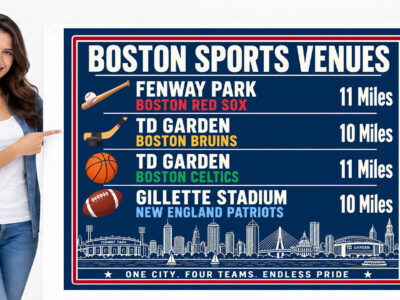 Boston Sports Canvas Print Red Sox Bruins Celtics Patriots Stadium Wall Decor