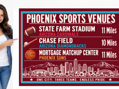 Phoenix Sports Canvas Print Cardinals Diamondbacks Suns Stadium Wall Decor